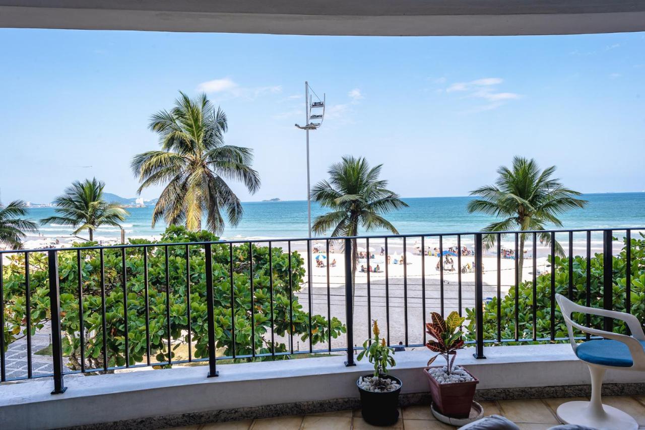 Frente Ao Mar Na Praia Das Asturias - Apto Completo Guaruja Bagian luar foto